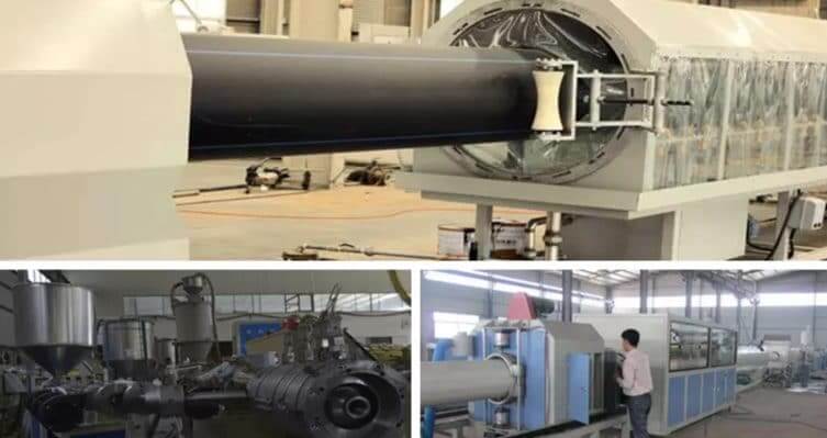 HDPE PIPE production line